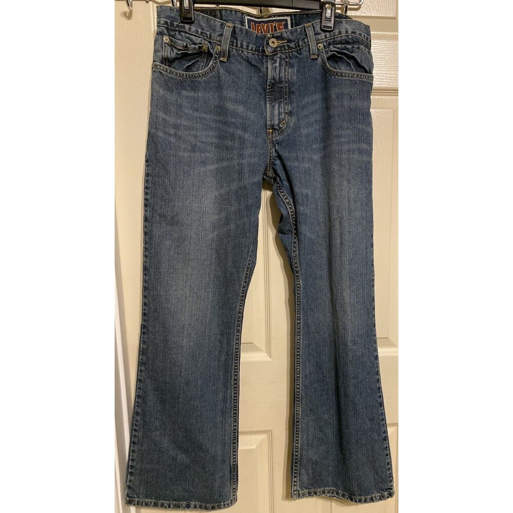 Levi’s 527 Mens Low Boot Cut Jeans Denim Levis Fits 33 X 30 Western Cowboy Rodeo